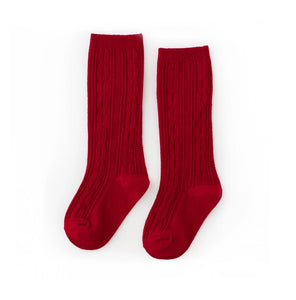 Color True Red knitted socks